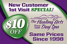 New clients first visit special offer page button